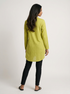 Pear Glow: Pintuk Mandarin Collar Top 75941