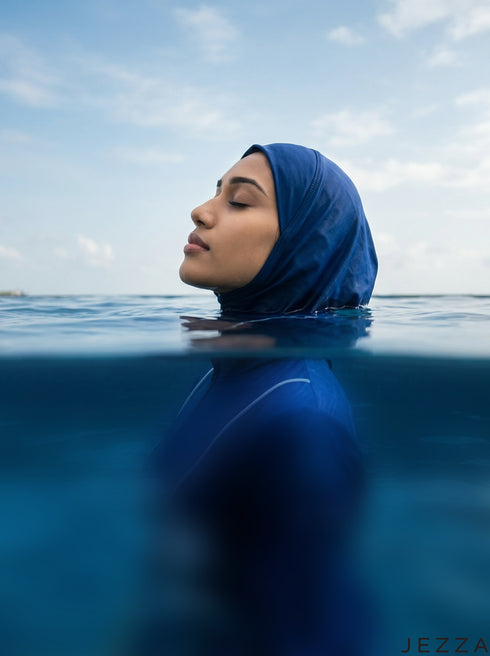 Blue Current: High Neck Swim Suit 86132