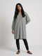 Mono Line: Mandarin Collar Knee Top 79601