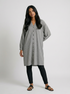 Mono Line: Mandarin Collar Knee Top 79601