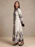 Sunburst Majesty: Baroque Panel Kaftan 93281