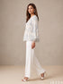 Botanic Drift: Floral Rayon Hip Top 86701