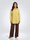 Sunlit Stripes: Yellow Pinstripe Above Knee Top 87522