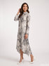 Wild Texture: Snake Print Midi Top 86463