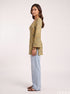 Heritage Paisley: Square Neck Below Hip Top 88281