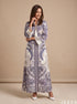 Nomad Luxe: Paisley & Animal Print Kaftan 93291