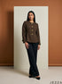 Earthbound Fit: Brown Poly Cotton Hip Top 88221