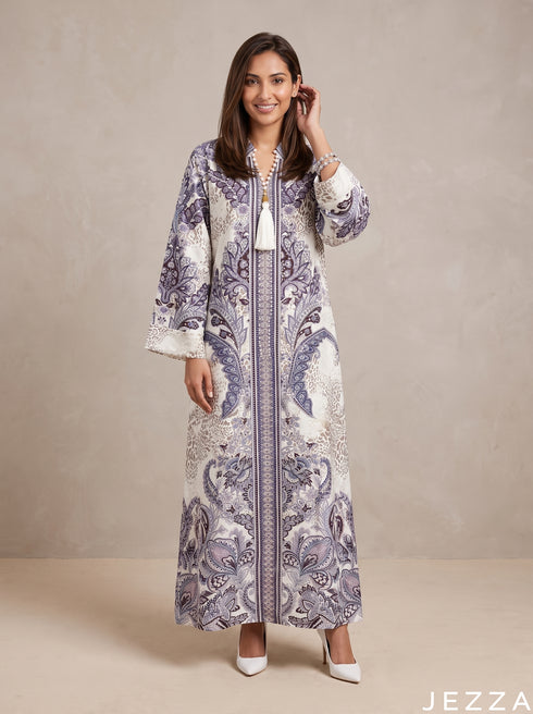 Nomad Luxe: Paisley & Animal Print Kaftan 93291