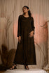Canvas Drift: Long Sleeve Abstract Dress 73371