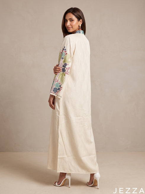 Heritage Bloom: Embroidered Kaftan 93251