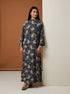 Leaflet Grace: Chiffon A-Line Dress 91871