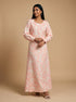 Baroque Grace: Brocade Damask Maxi Dress 91861