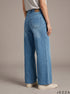 Blue Horizon: Light Blue Wide-Leg Denim Jeans DL-290 L