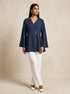 Berry Tide: Cotton Below Hip Top 90083