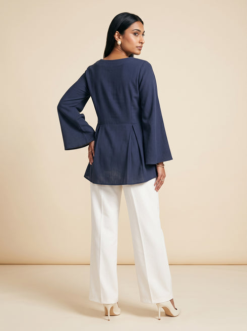 Berry Tide: Cotton Below Hip Top 90083