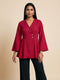 Ruby Vibe: Cotton Below Hip Top 90081