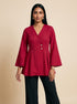 Ruby Vibe: Cotton Below Hip Top 90081