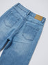 Coastal Breeze: Light Blue Wide-Leg Denim Jeans DL-389 L