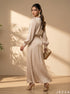 Fog Satin: Skirt & Top Set 82373