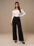 Sleek Essential: Black Ankle Pants 75892