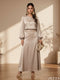 Fog Satin: Skirt & Top Set 82373