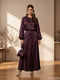 Mahogany Silk: Satin Co-Ord Ensemble 82372