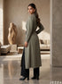 Earthline: Moss Green Midi Top 78031