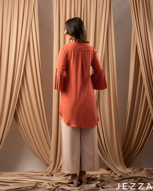 Pink Serenity: Relax-Fit Mandarine Top 72901