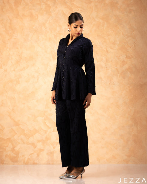 Midnight Grace: Brocade Co-Ord Set 68551