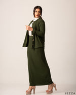 Load image into Gallery viewer, Elegant Ribbed Spandex Three-Piece Set 61333/61351