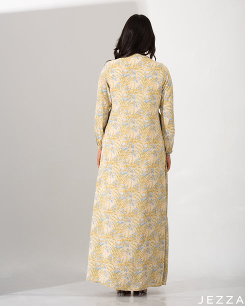 Floral Polyester Maxi Dress 61291