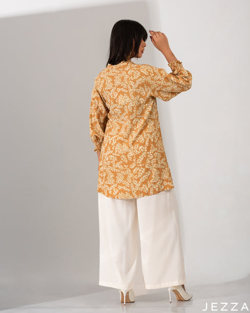 Printed Polyester Above Knee Top 58281