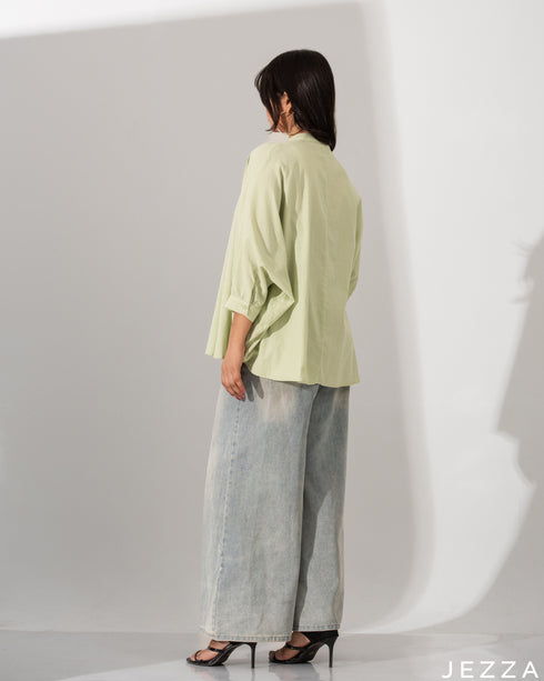 Below Hip Top In Cotton Fabric 58652