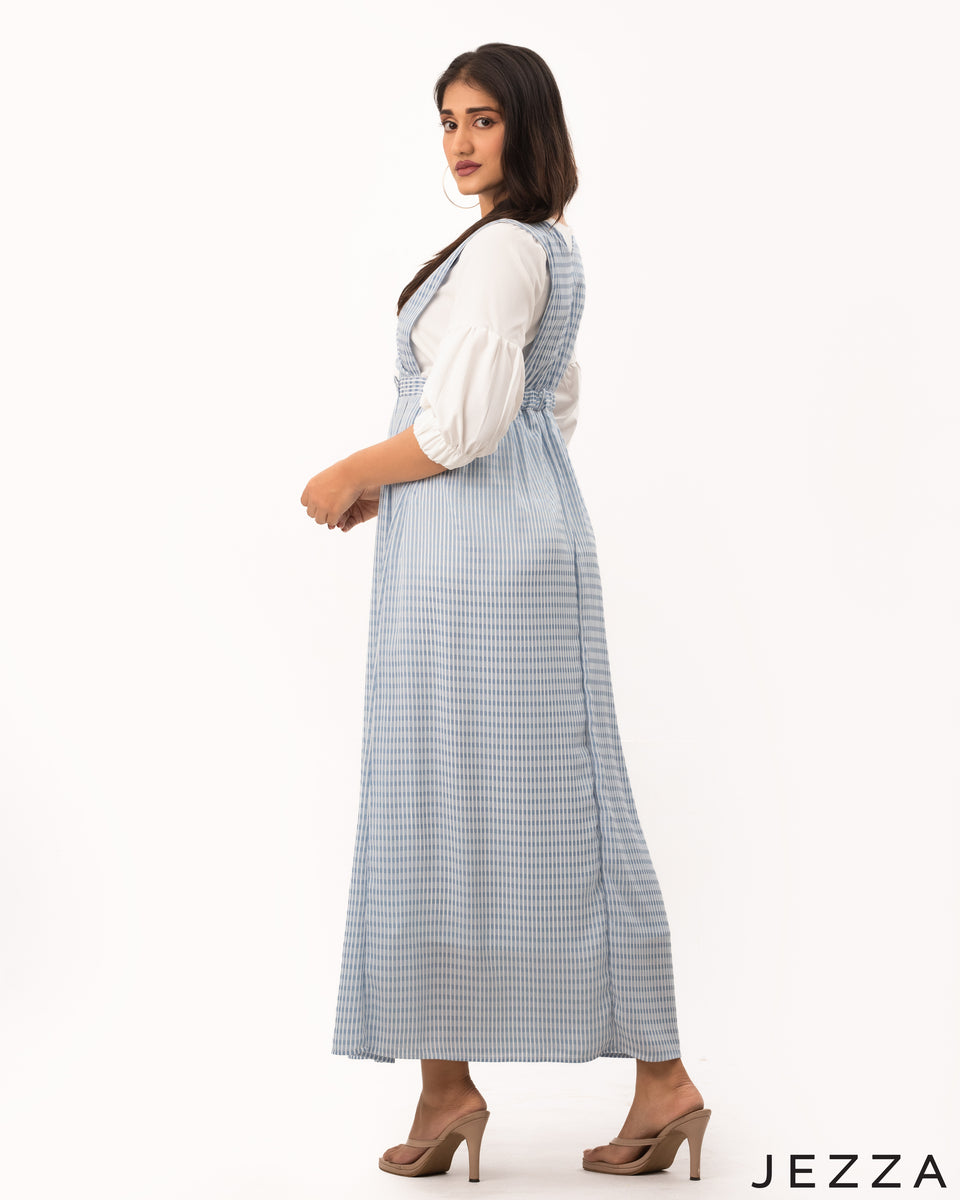 JEZZA Women's Modest Pinafore Dress 46362/47071 Jezza Fashion