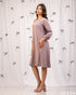 Soft Poise: Dusty Mauve Mandarin Top 76791