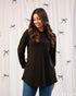 Effortless Comfort: Black Hoodie Hip Top 75552