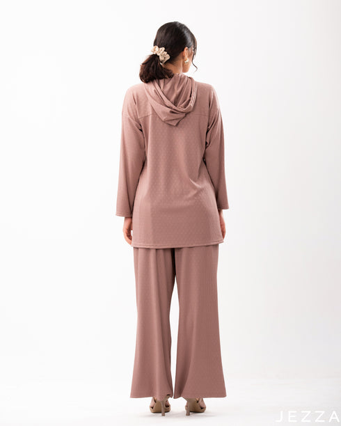 Cozy Rib Spandex Hoodie Set 57023