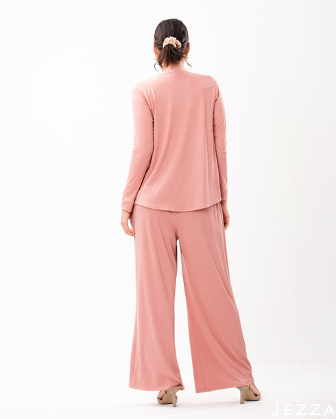 Ribbed Cardigan Pant Set 61473