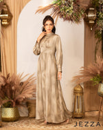 Load image into Gallery viewer, Satin Long Dress Long Sleeves 59292