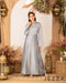 Crushed Polyester & Satin Long Sleeve Dress 62932
