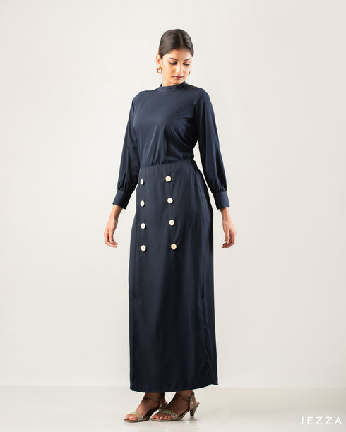 Chic Polyester Top and Skirt Set 59421/54802