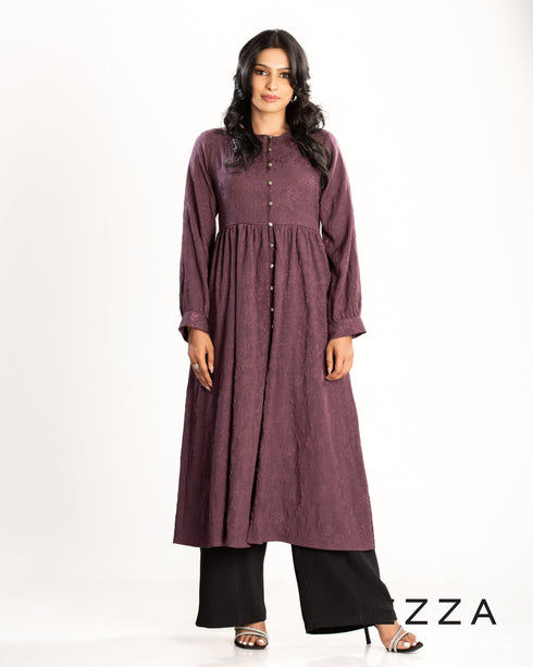 Brocade Polyester Midi Top 62172