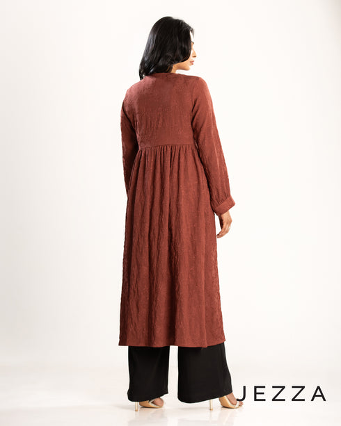 Brocade Polyester Midi Top 62171