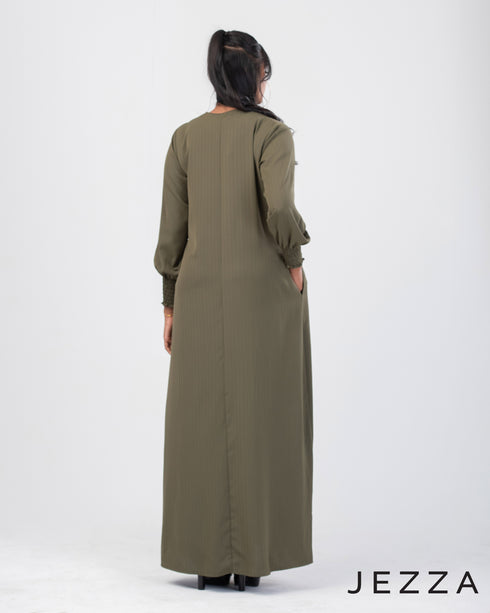 A-Line Dress with Front Zipper 62752