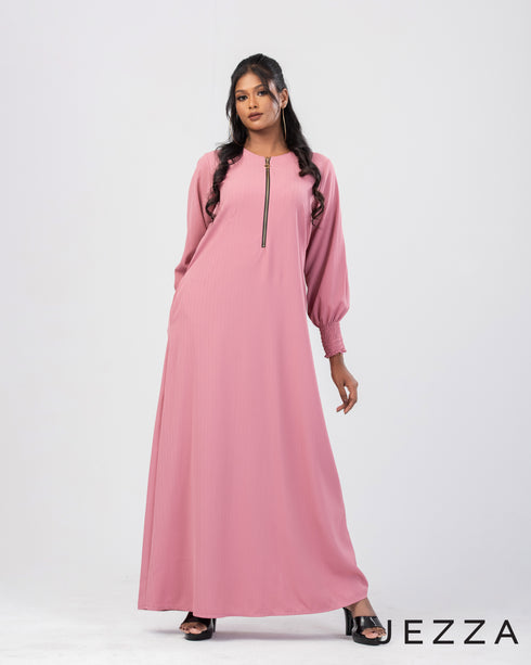 A-Line Dress with Front Zipper 62751