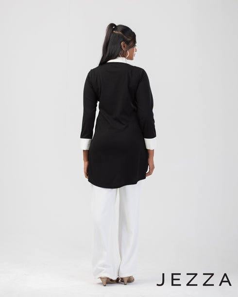 Color-Block Long Sleeve Top 63521