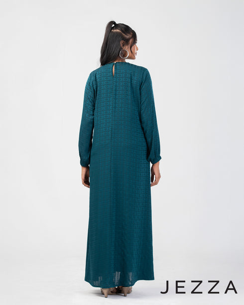 Long-Sleeve Maxi Dress 64752