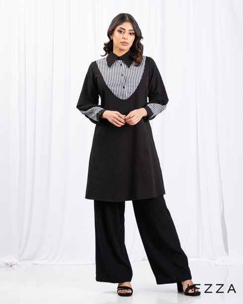 Knee-Length Polyester Top 65381