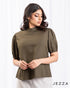 Everyday Ease: Short Sleeve Cotton Blend Top 66331