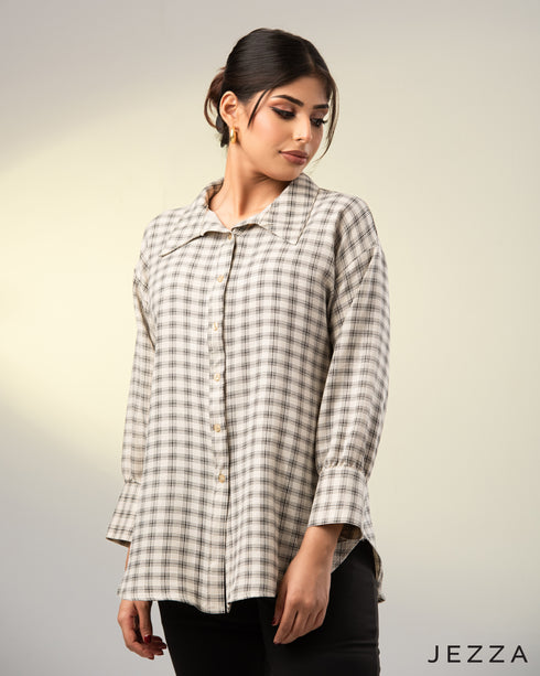 Modern Checks: Classic Shirt Top 66521
